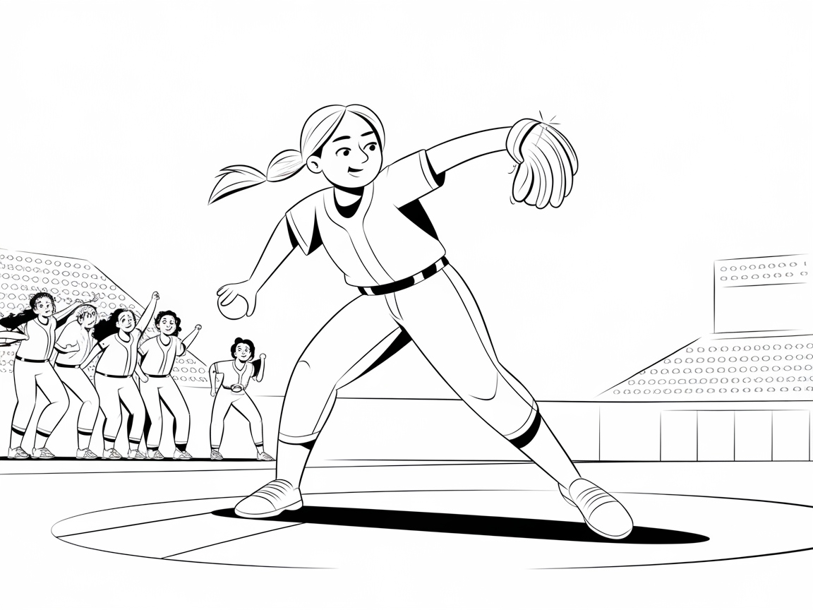 Showcase Your Pitching Prowess with This Girl Power Page