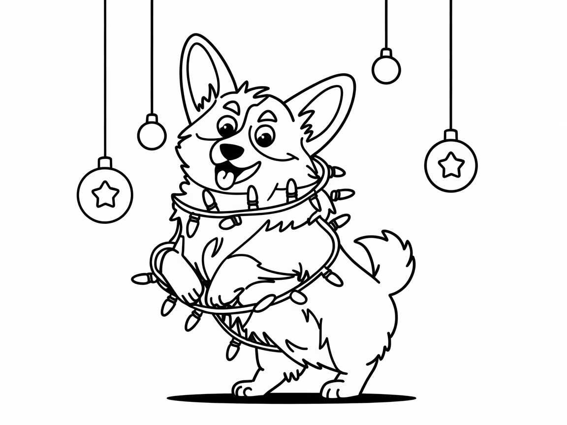 Brighten Up Your Holiday With a Festive Corgi!
