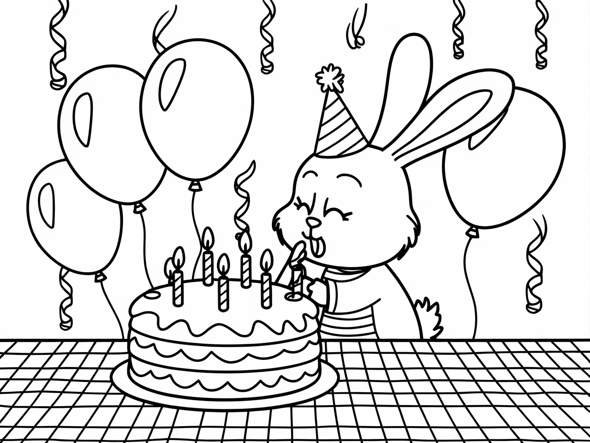 Celebrate with This Birthday Bash Bunny