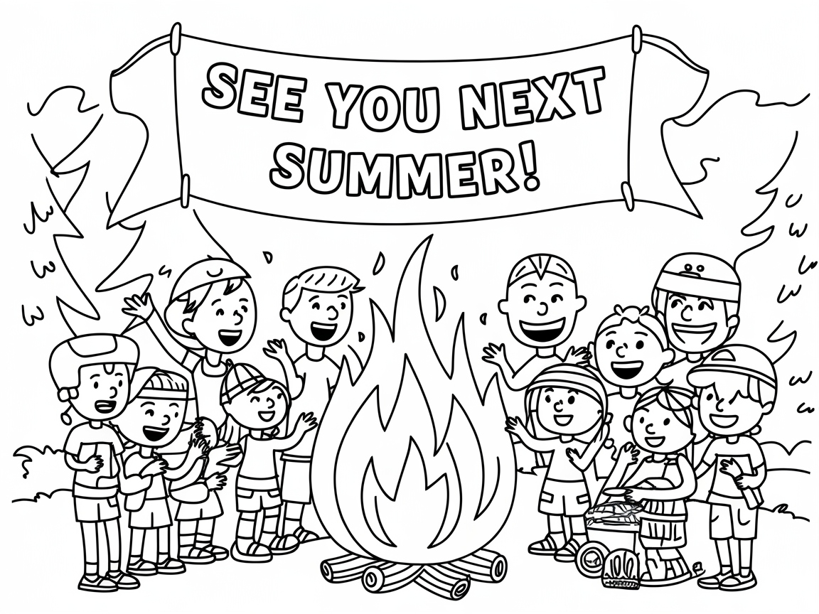 Farewell Campfire: See You Next Summer!