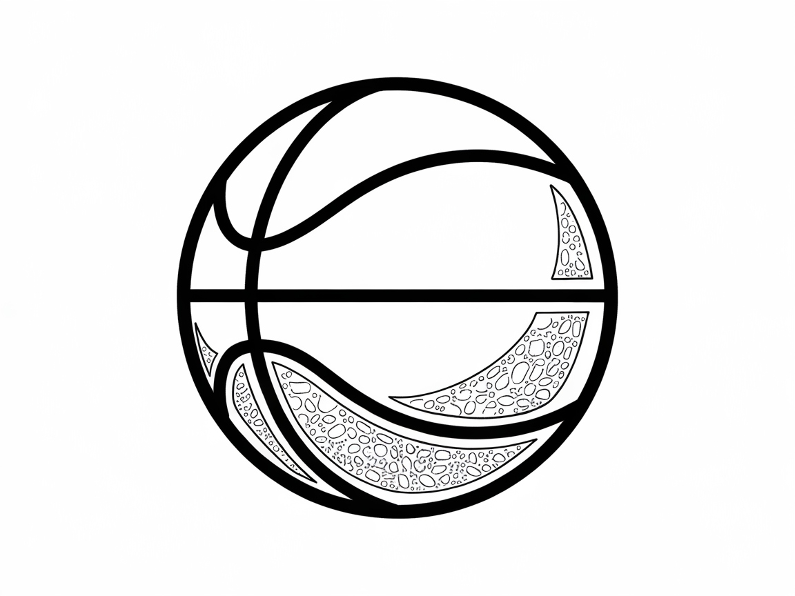 Get Sporty with This Basketball Mandala
