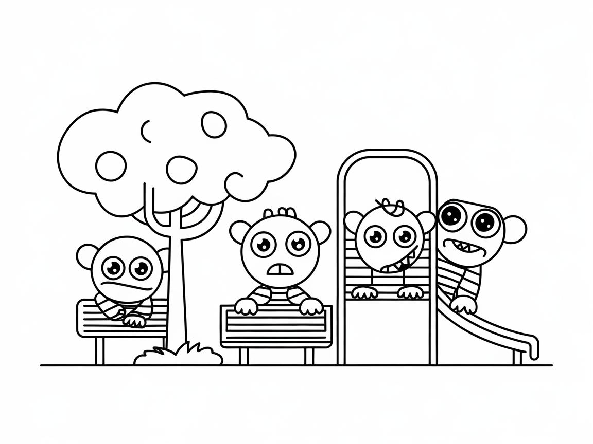 Monkey Around in This Playground Adventure!