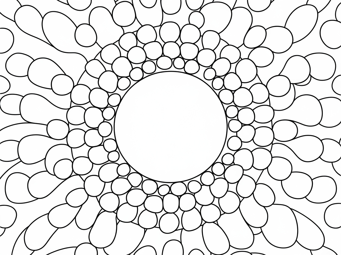 Unleash Your Creativity with This Bubble Burst Mandala