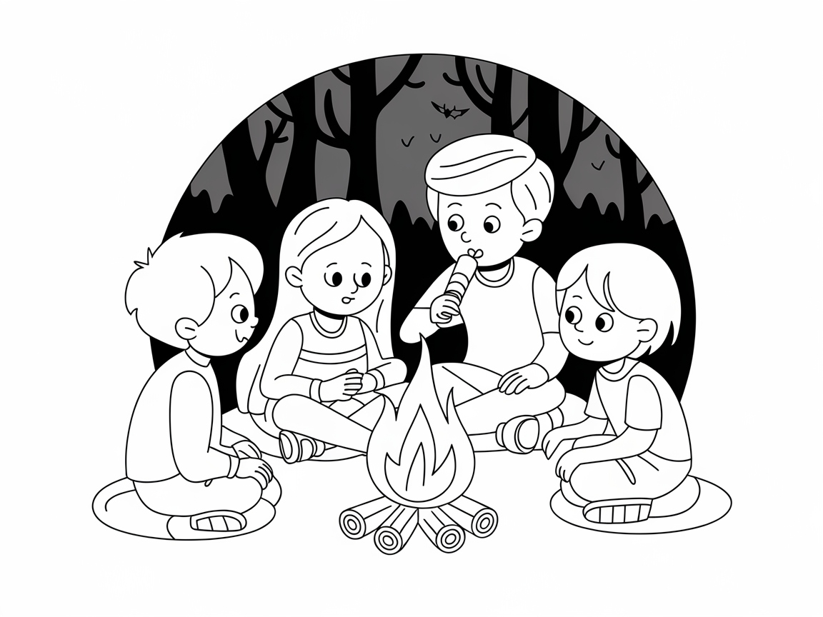 Gather Around the Campfire with Friends