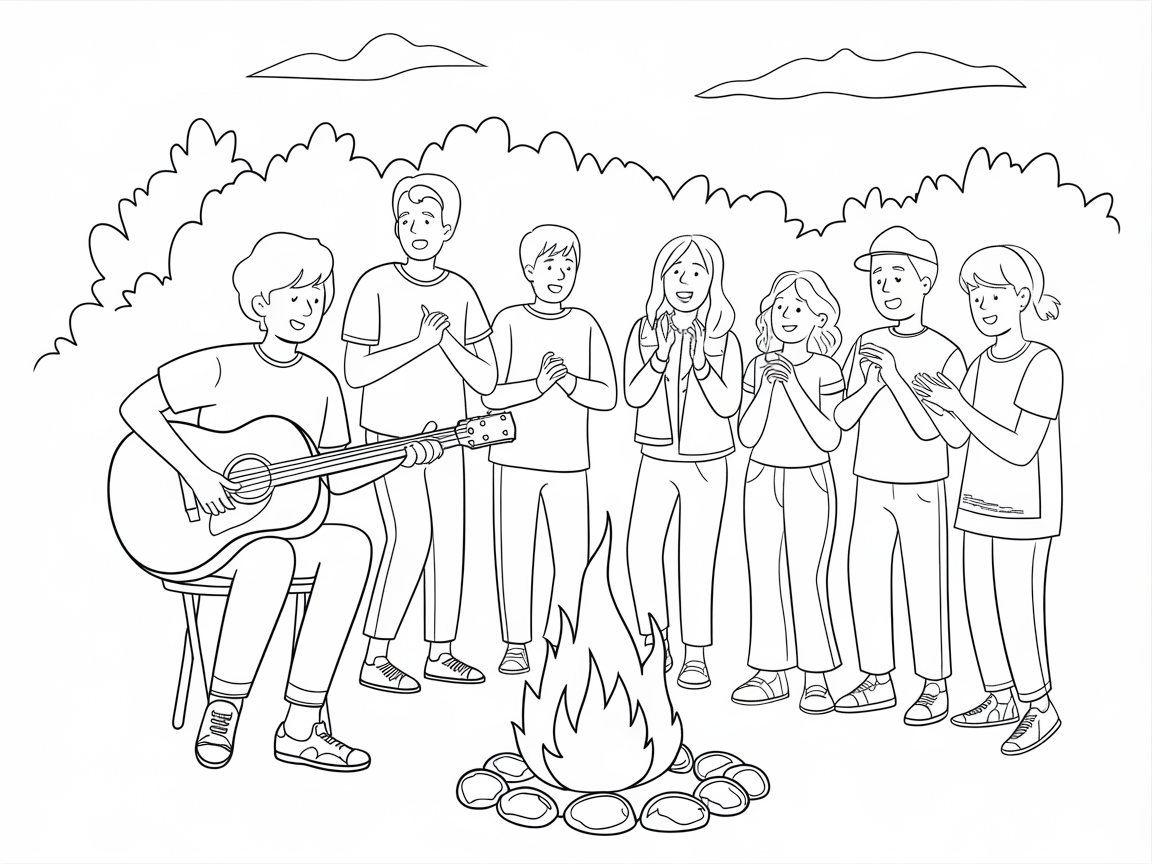 Sing Along by the Bonfire