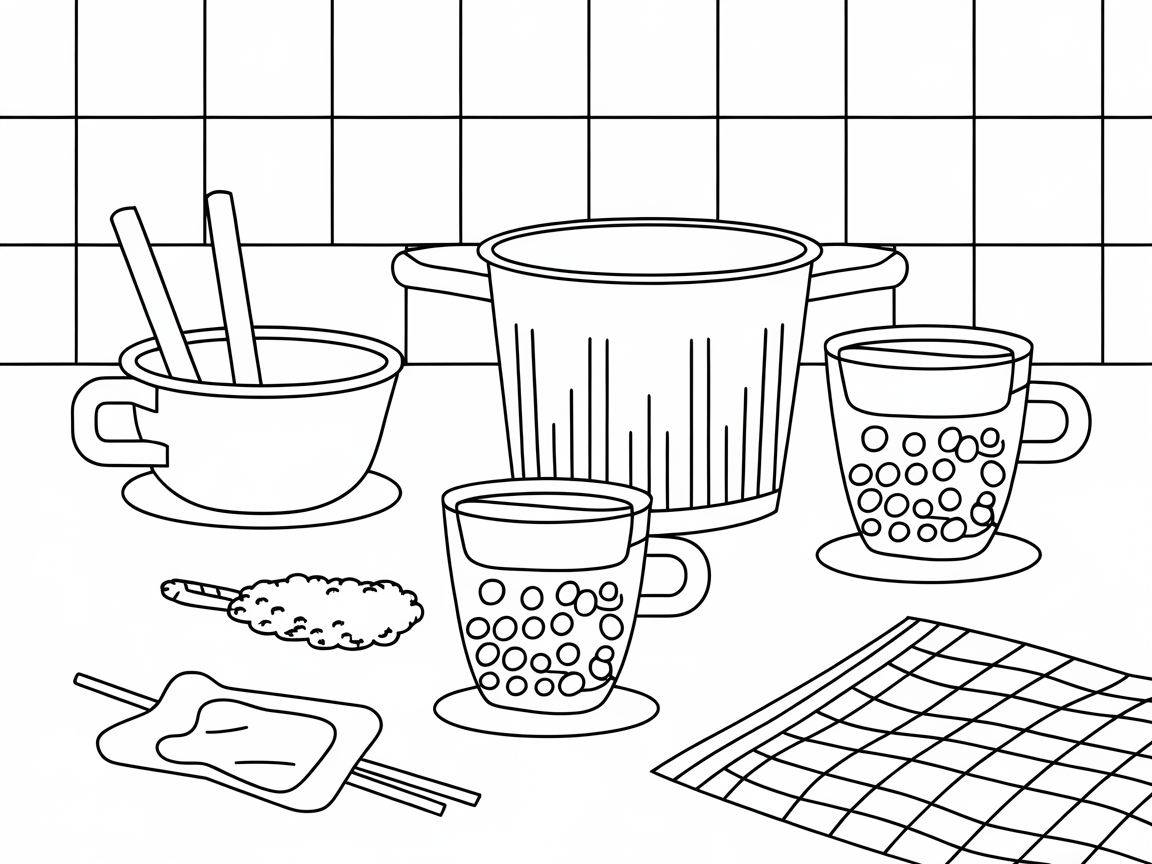 Kitchen Setup for Boba Lovers