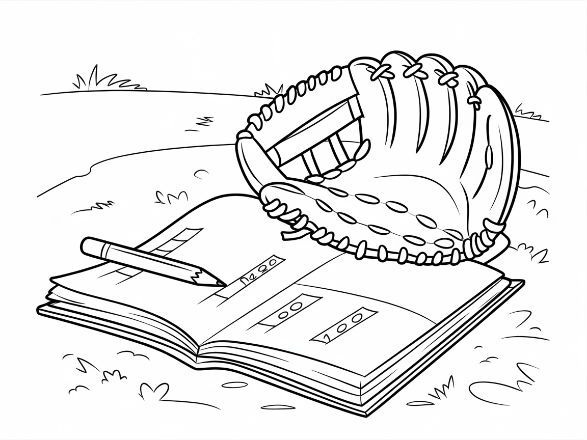 Jot Down the Game with This Scorebook and Glove Design