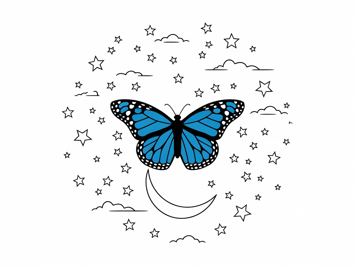 Color a Celestial Monarch Adventure