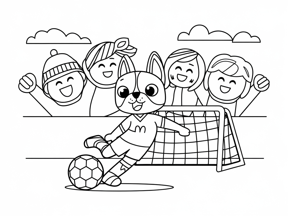 Score Big with Boston Terrier Soccer Star