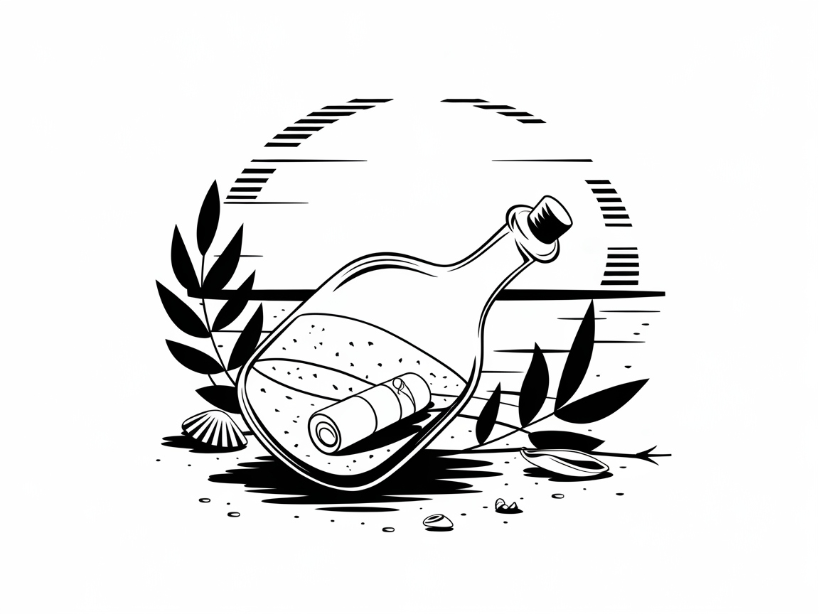 Discover Adventure with This Message in a Bottle Scene