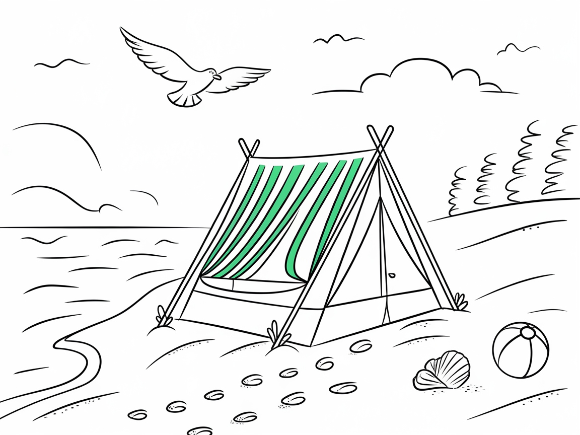 Seaside Tent Adventure Awaits