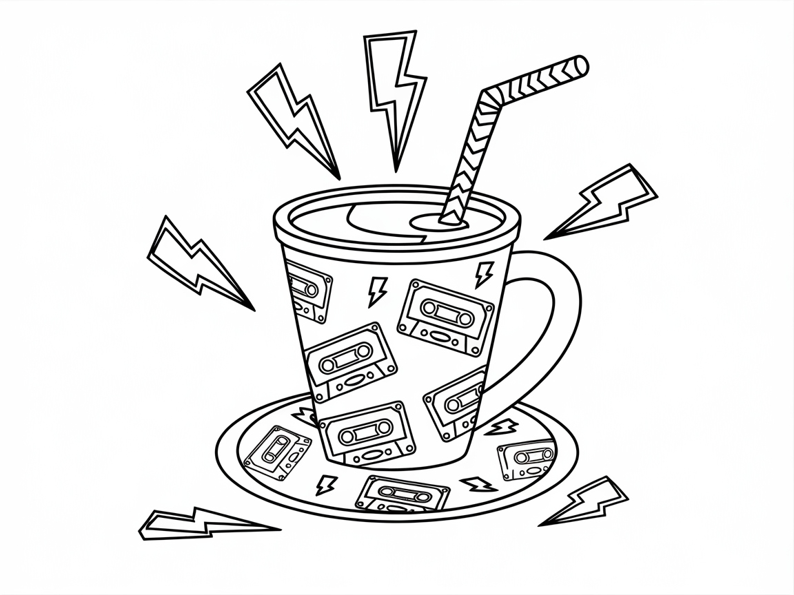 Rock Out with This Retro Cassette Boba Cup