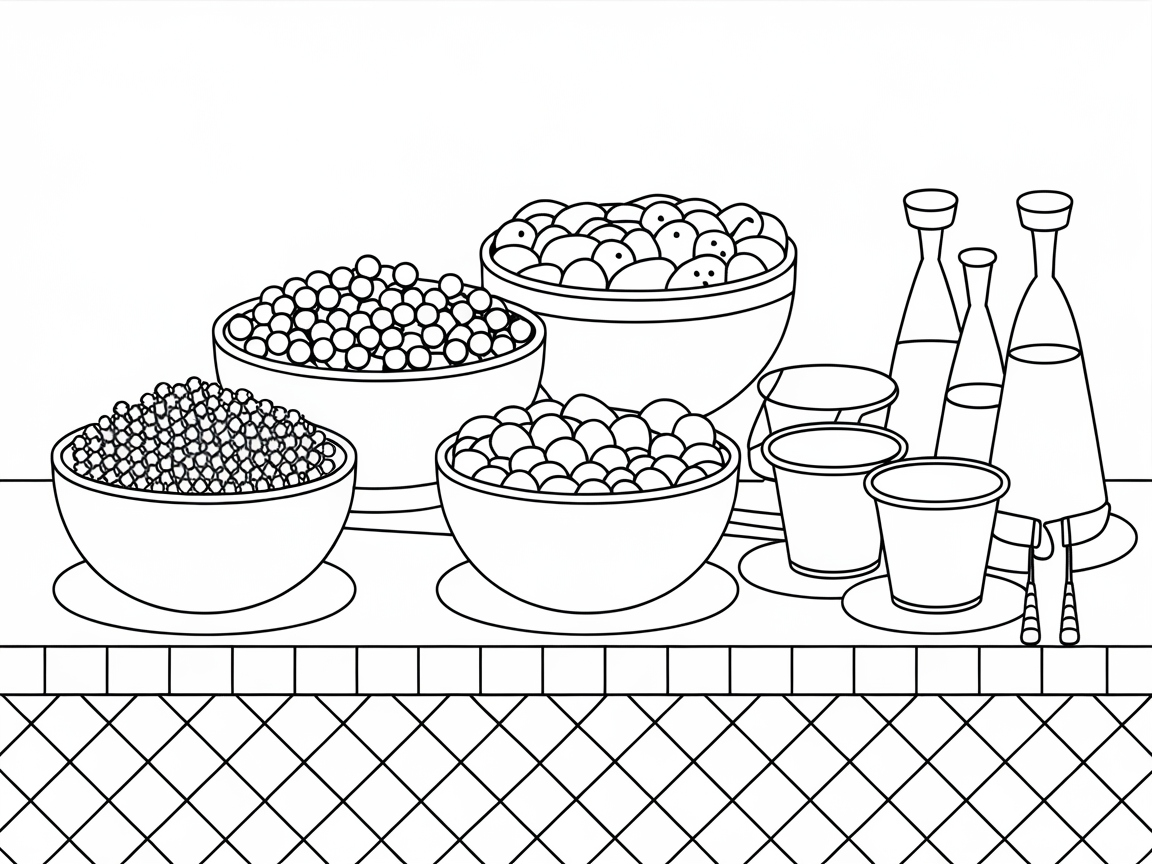 Bubble Bowl Bonanza Ready for Coloring Fun