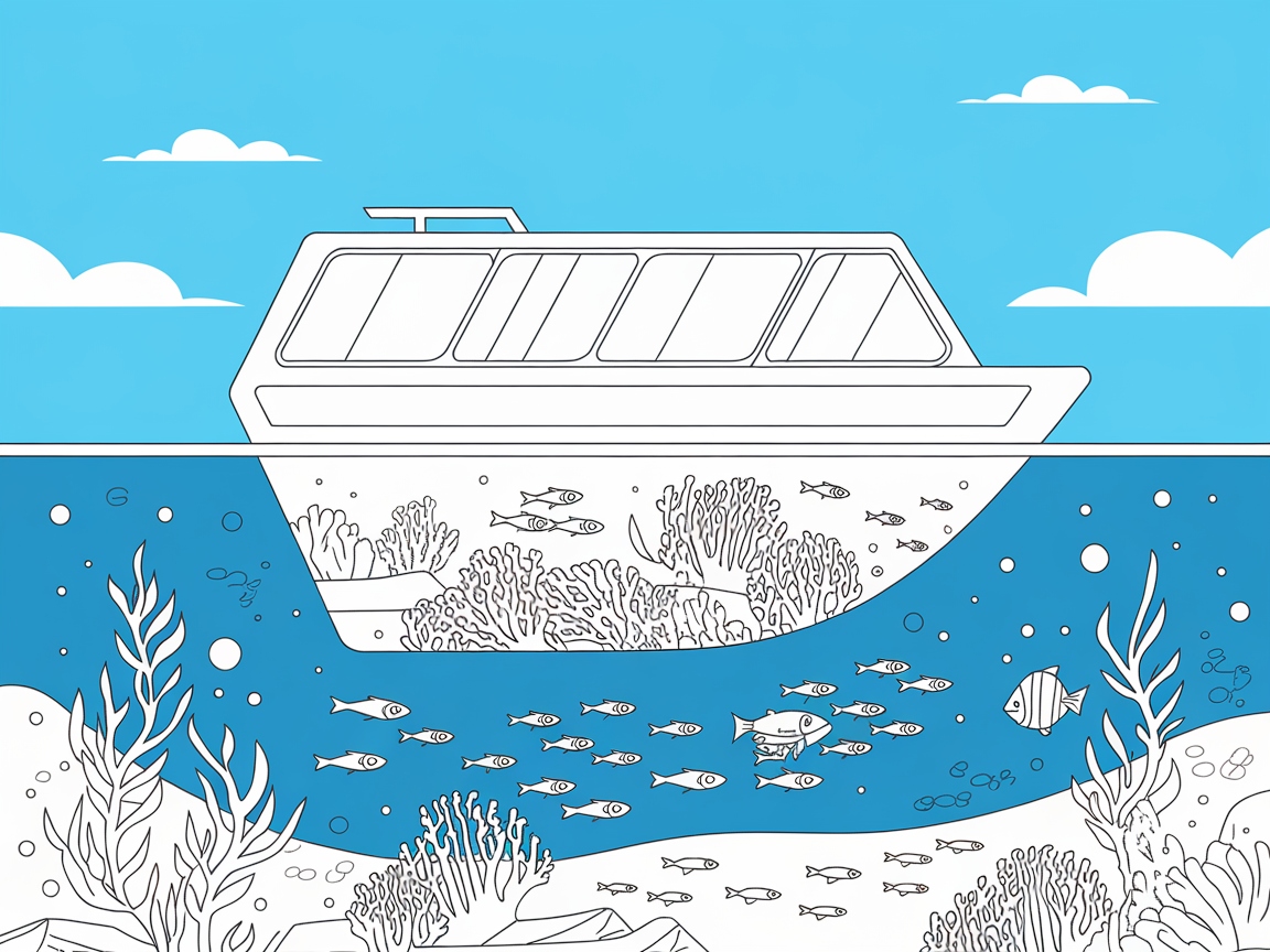 Explore the Underwater World on a Glass-Bottom Boat