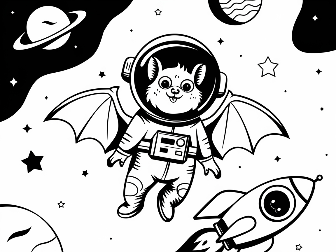 Blast Off into Fun with This Space Explorer Bat