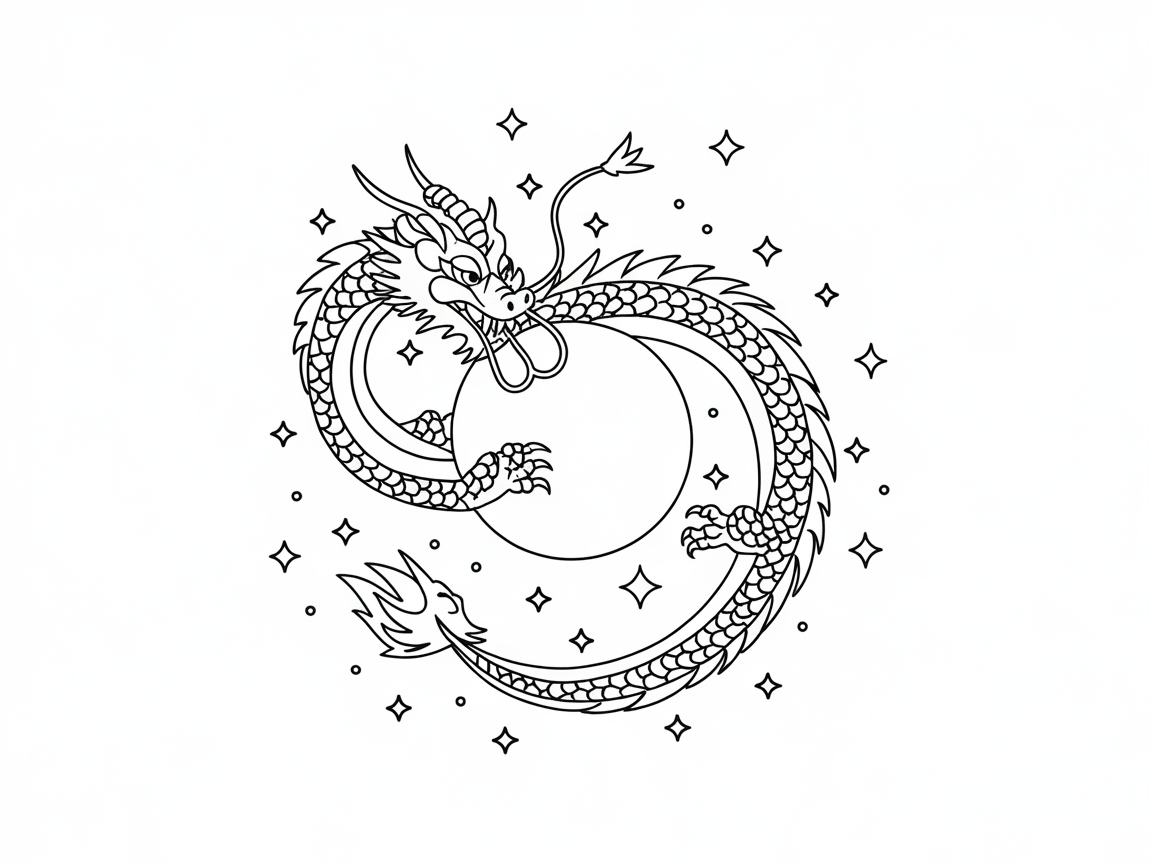 Create Magic with This Celestial Dragon Circle