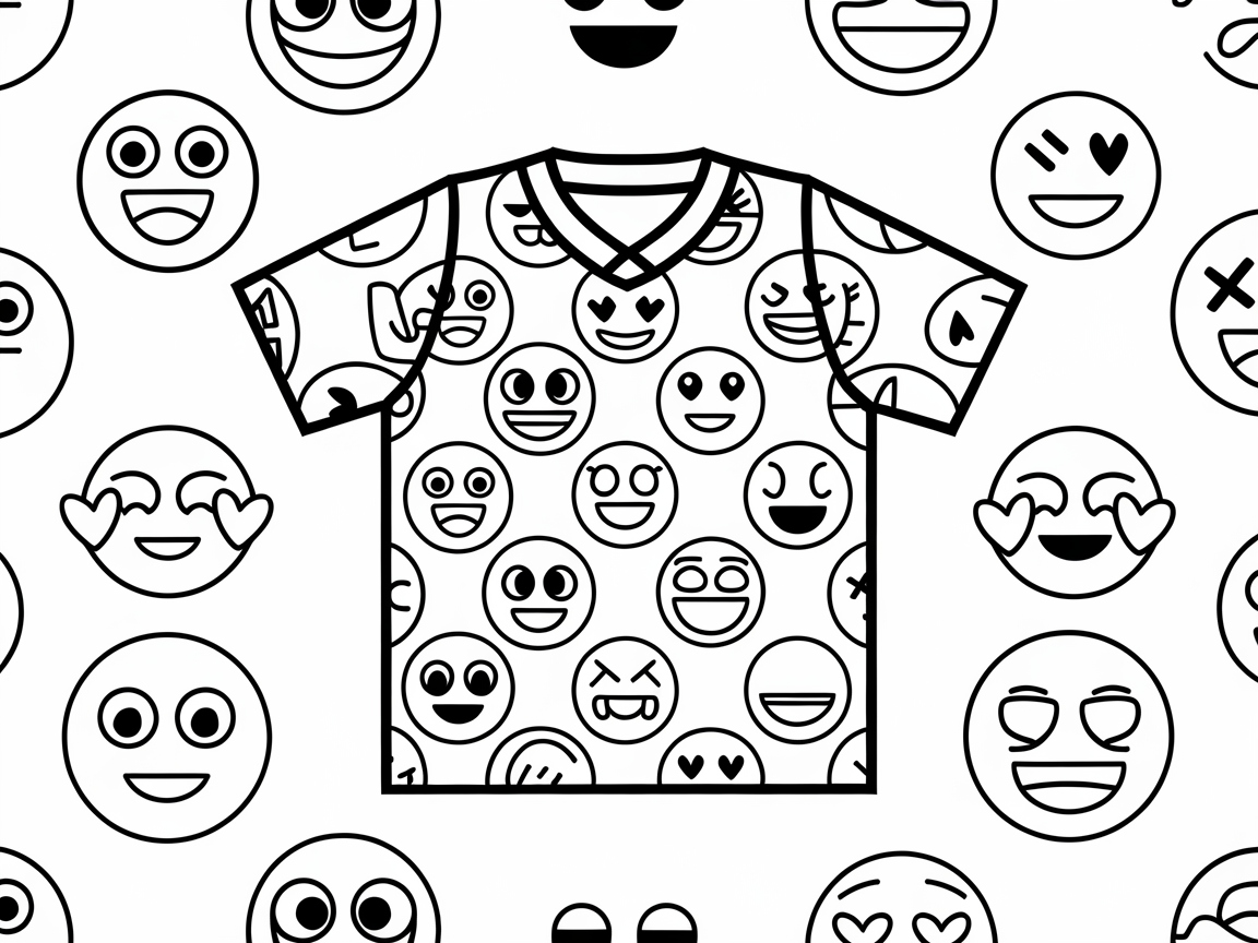 Express Fun With This Emoji Basketball Jersey