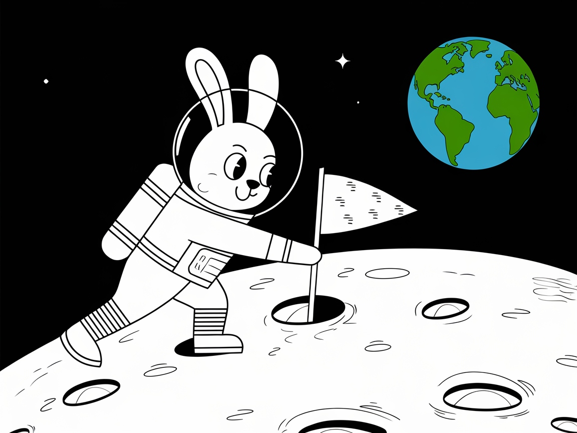 Blast Off with This Space Explorer Bunny