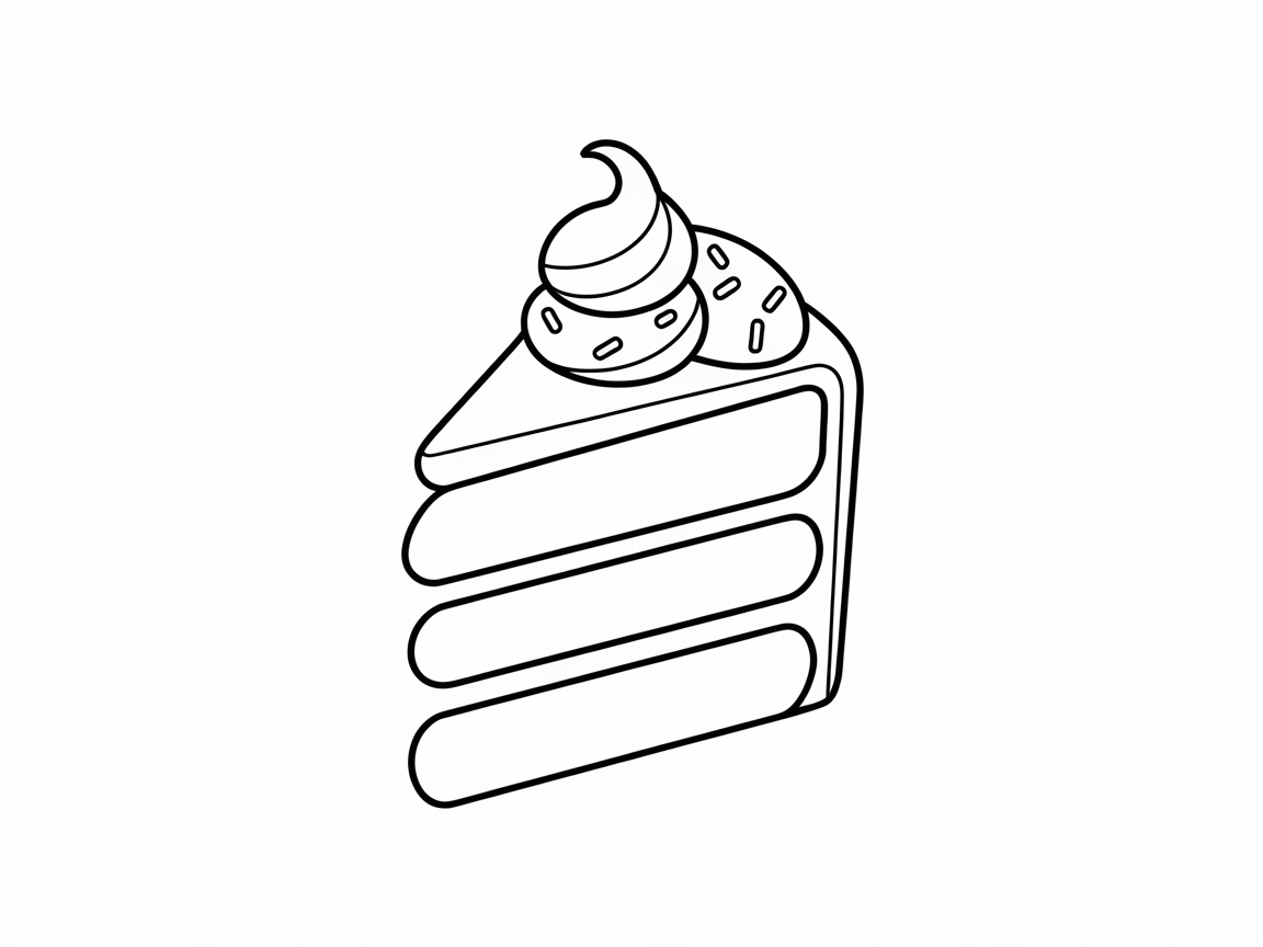 Indulge in This Playful Slice of Cake