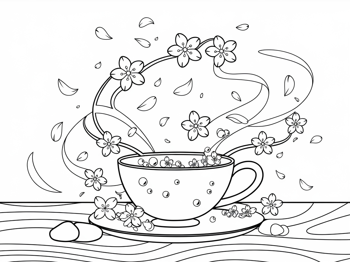 Unwind with This Floral Boba Tea Escape