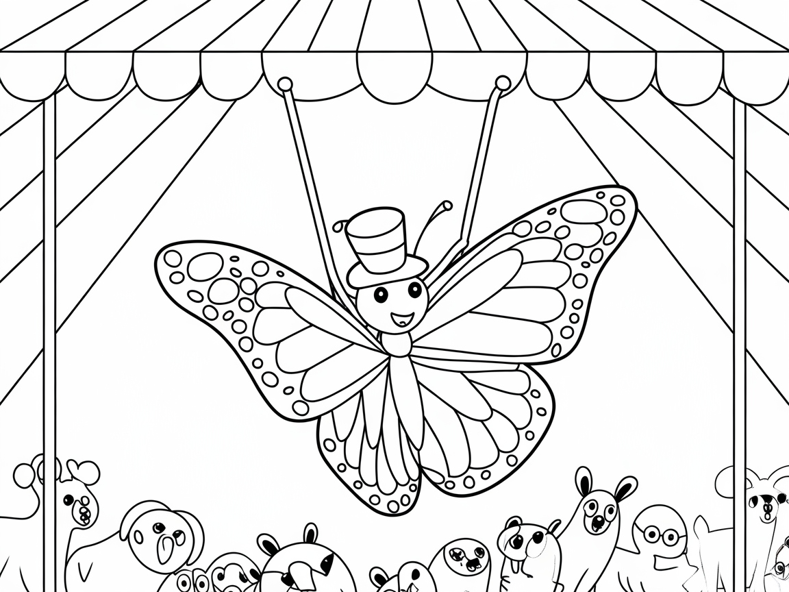 Circus Butterfly Extravaganza