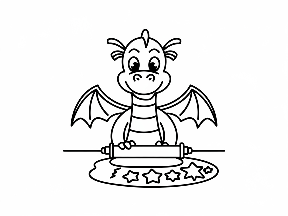 Dragon Baking Holiday Cookies