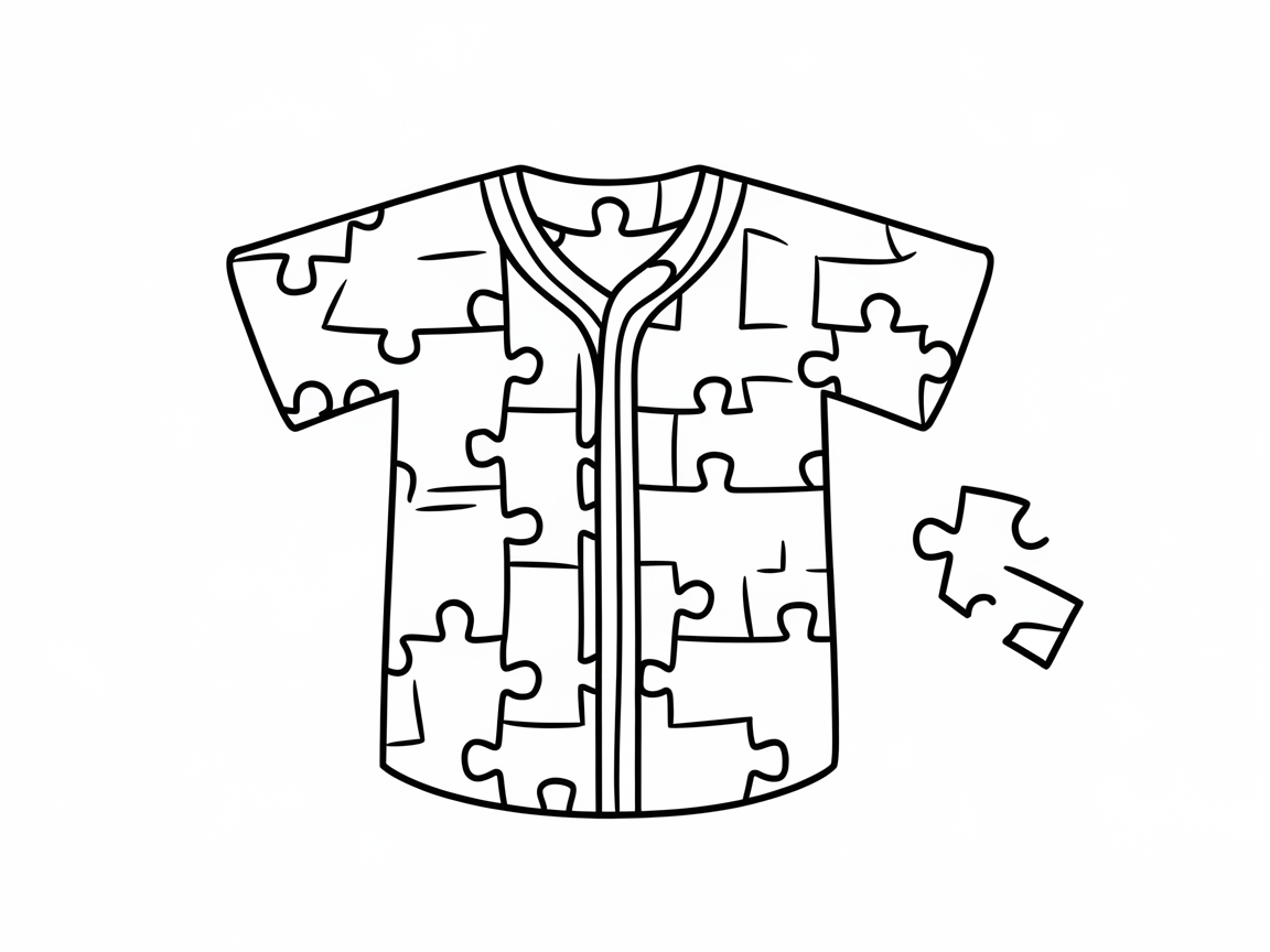 Piece Together Fun with This Puzzle Pattern Jersey