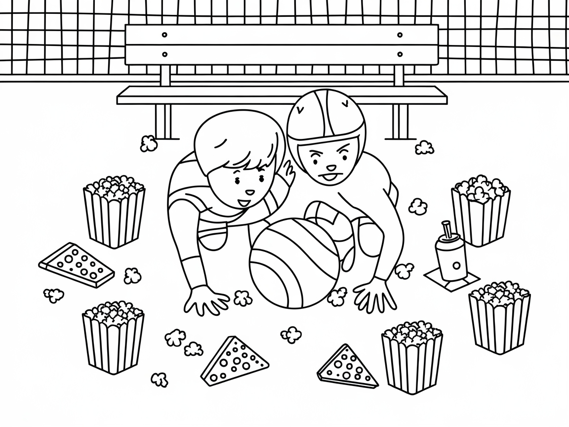 Join the Fun with This Playful Game Day Scene