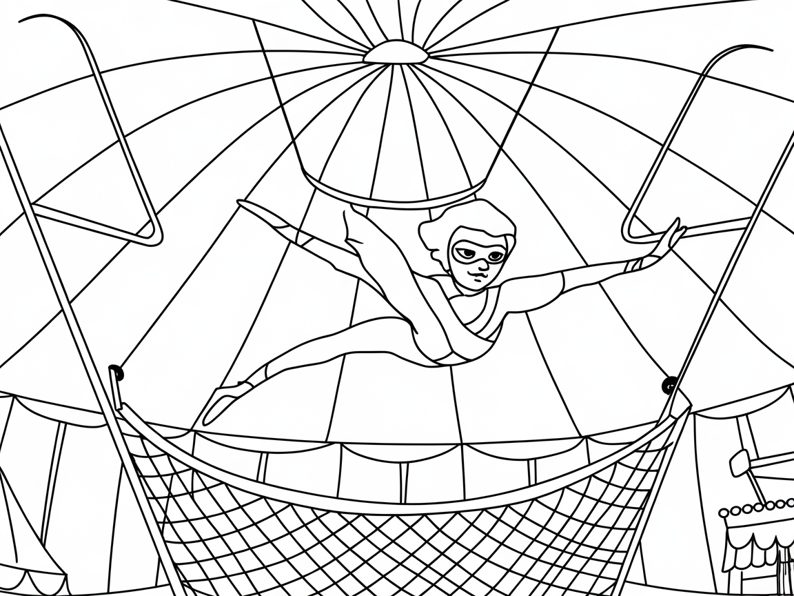 Swing into Action with This Daring Trapeze Artist