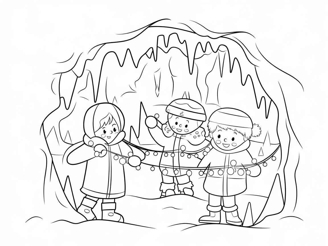 Decorate a Winter Wonderland Cave