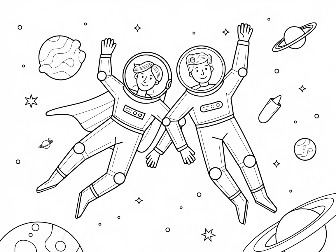 Blast Off to Adventure with This Space-Themed Duo