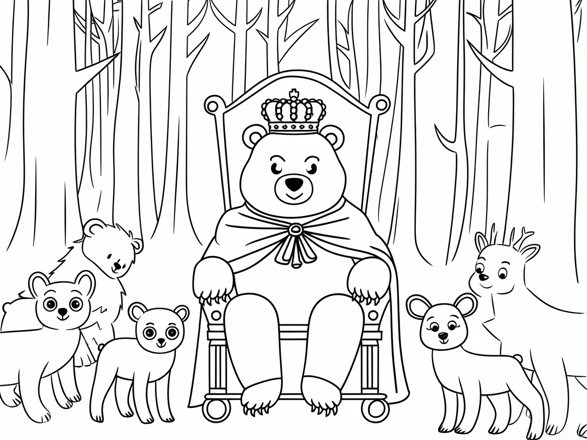 Royal Bear in the Forest Kingdom