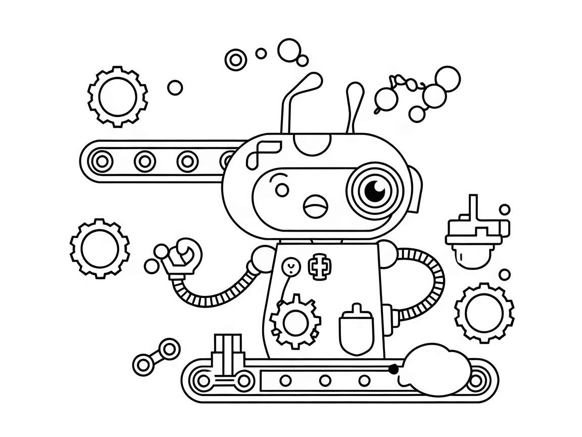Bubbly Robot Workshop Adventure