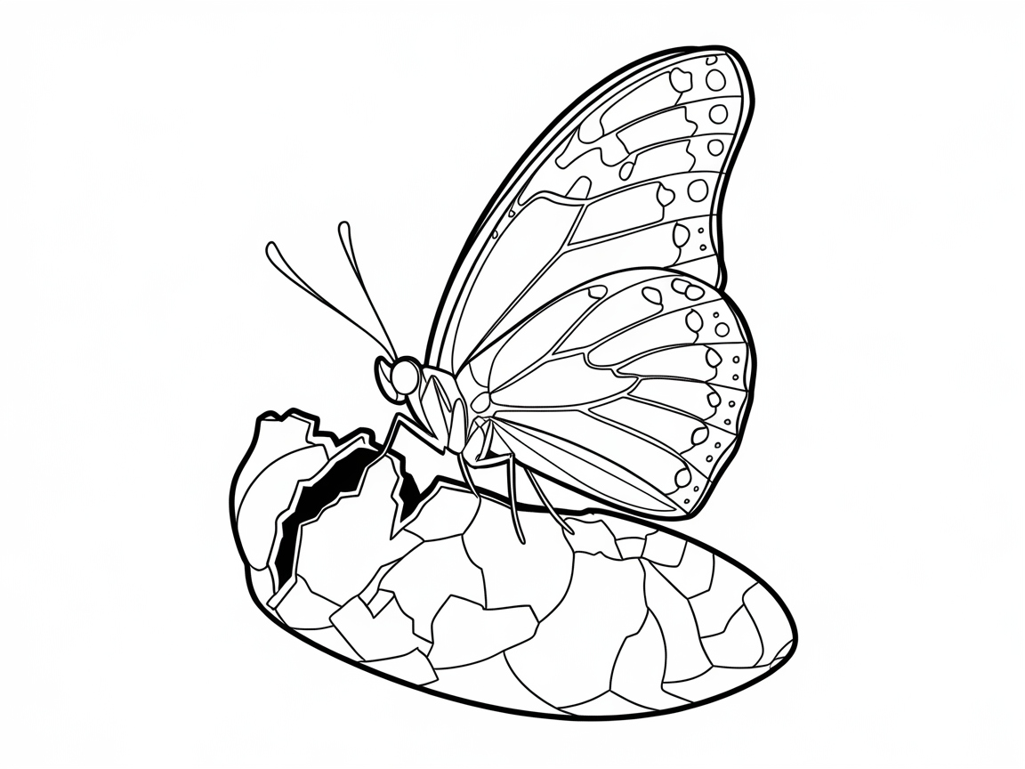 Witness the Magic of a Butterfly Emerging