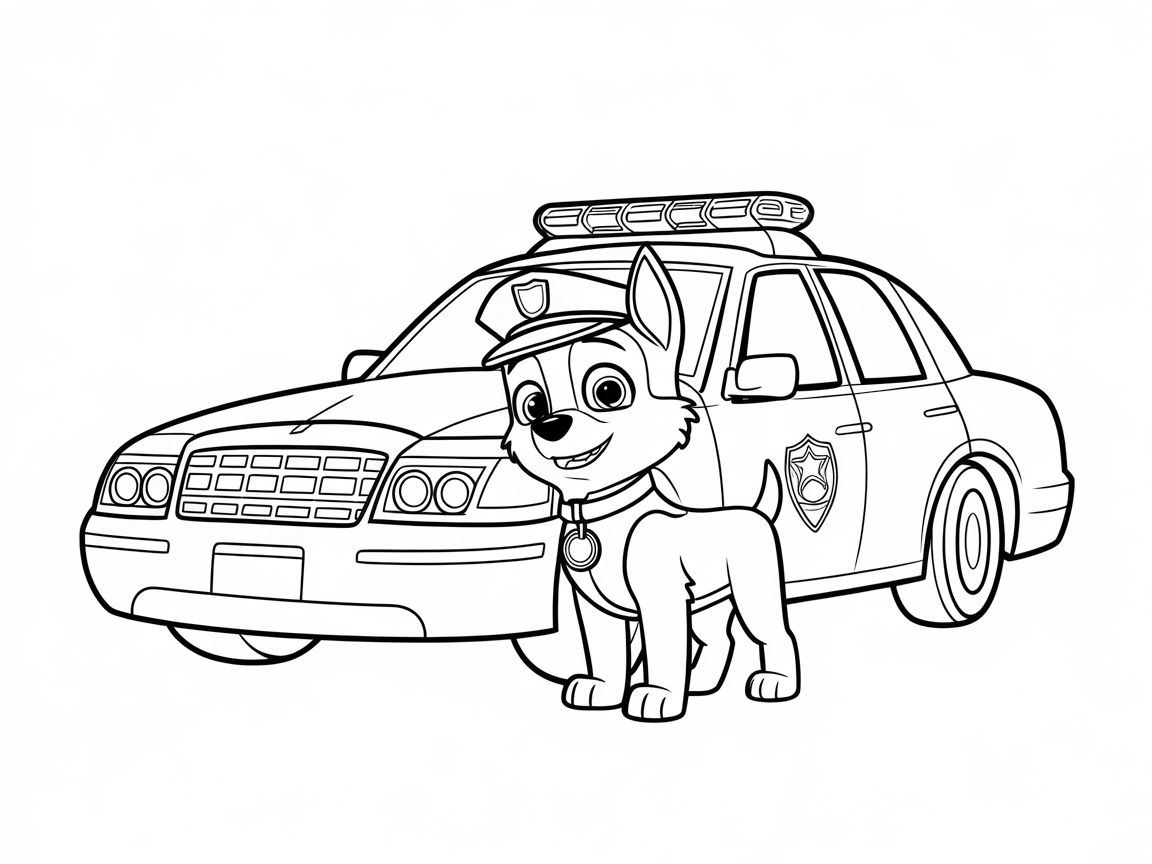 Color Chase and His Police Car Adventure