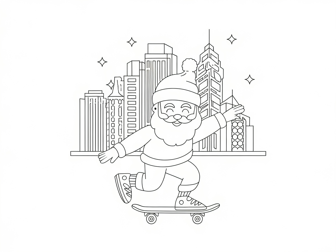 Catch Santa Shredding Through the City