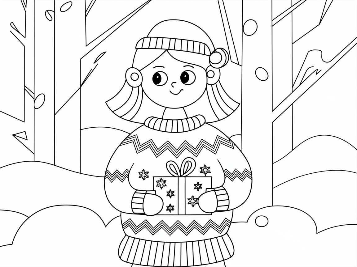 Bundle Up for Fun with This Cozy Winter Scene