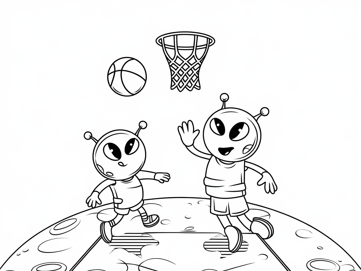Intergalactic Hoops: Alien Basketball Adventure