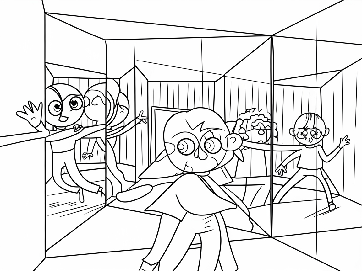 Step Into the Fun of This Mirror Maze Adventure