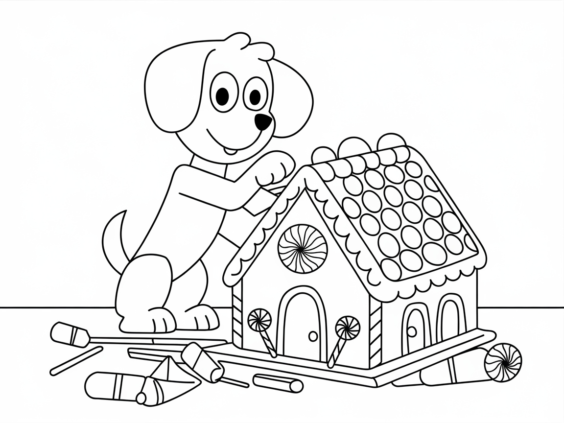 Construct Sweet Holiday Memories with This Gingerbread Pup
