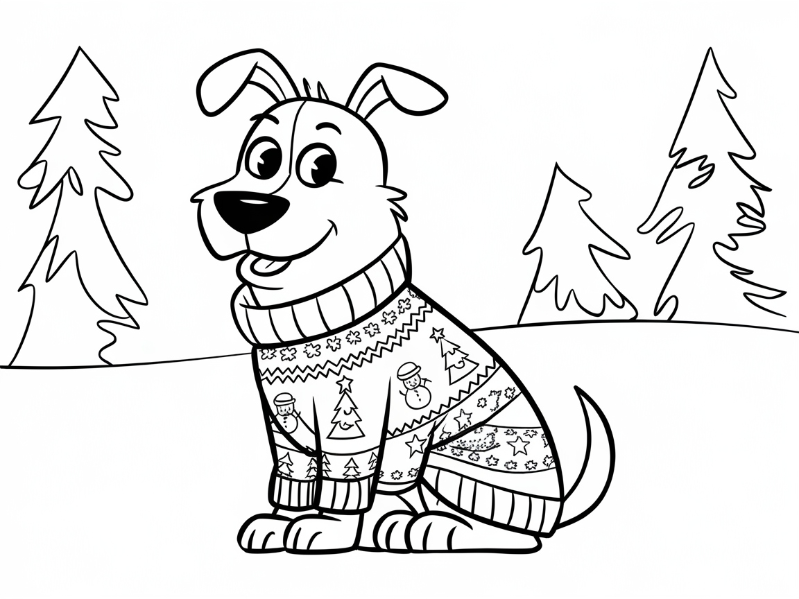 Snuggle Up with This Sweater-Clad Pup