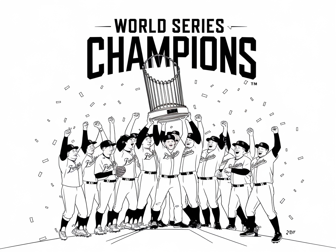 Celebrate Victory with This World Series Champions Page