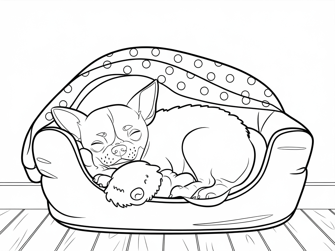 Cozy Chihuahua Nap Time