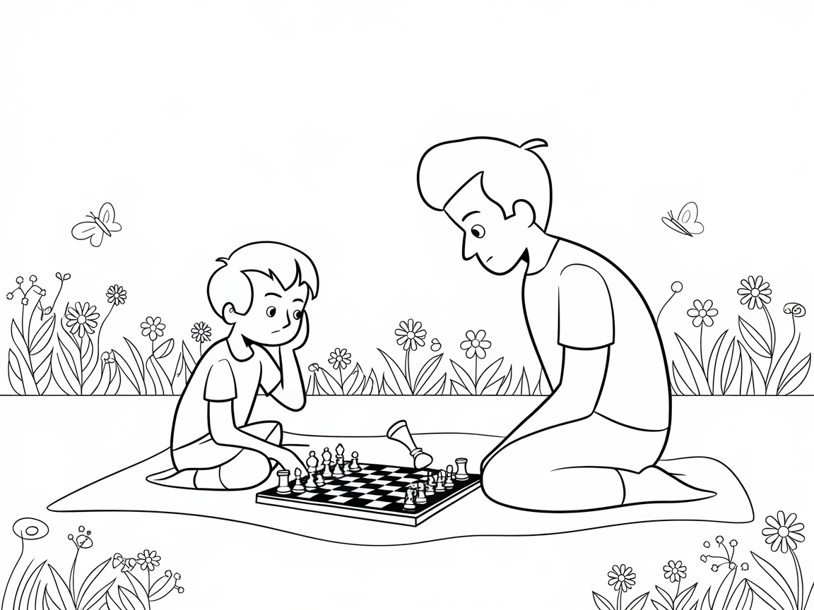 Enjoy a Sunny Chess Game in the Park