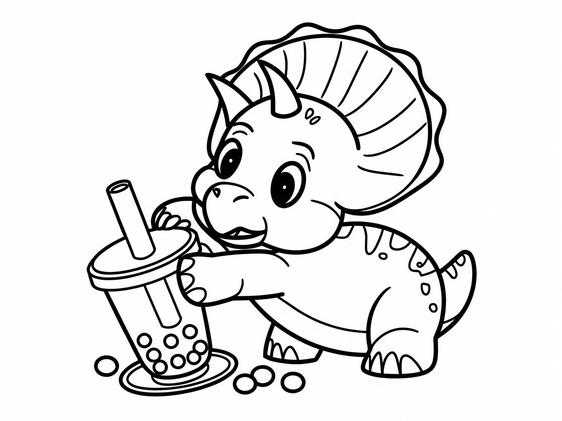 Roar with Delight at This Dino and Boba Page