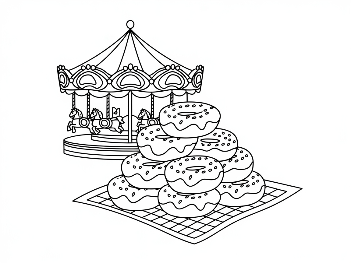 Round and Round with This Donut Carousel Delight