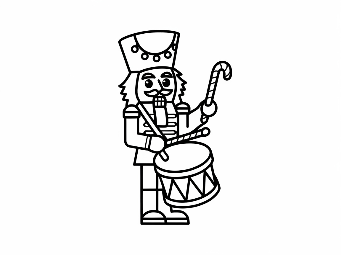 Nutcracker March with Candy Cane Baton