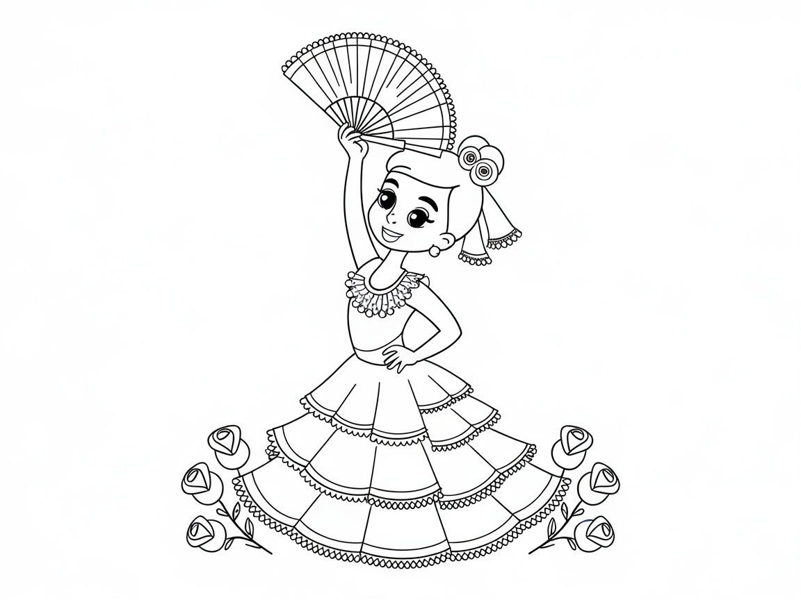 Flamenco Flair with Fabulous Fan