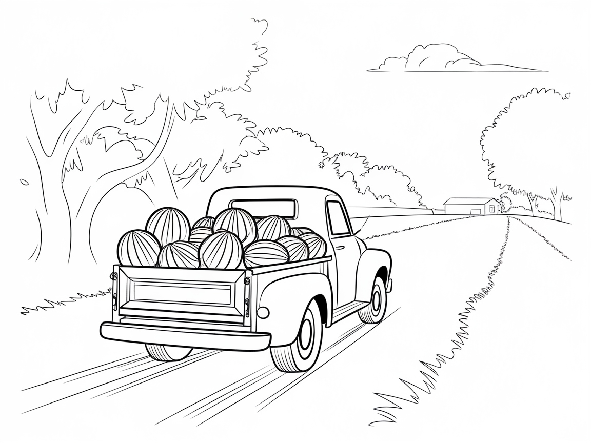Hit the Road with This Watermelon Truck Adventure