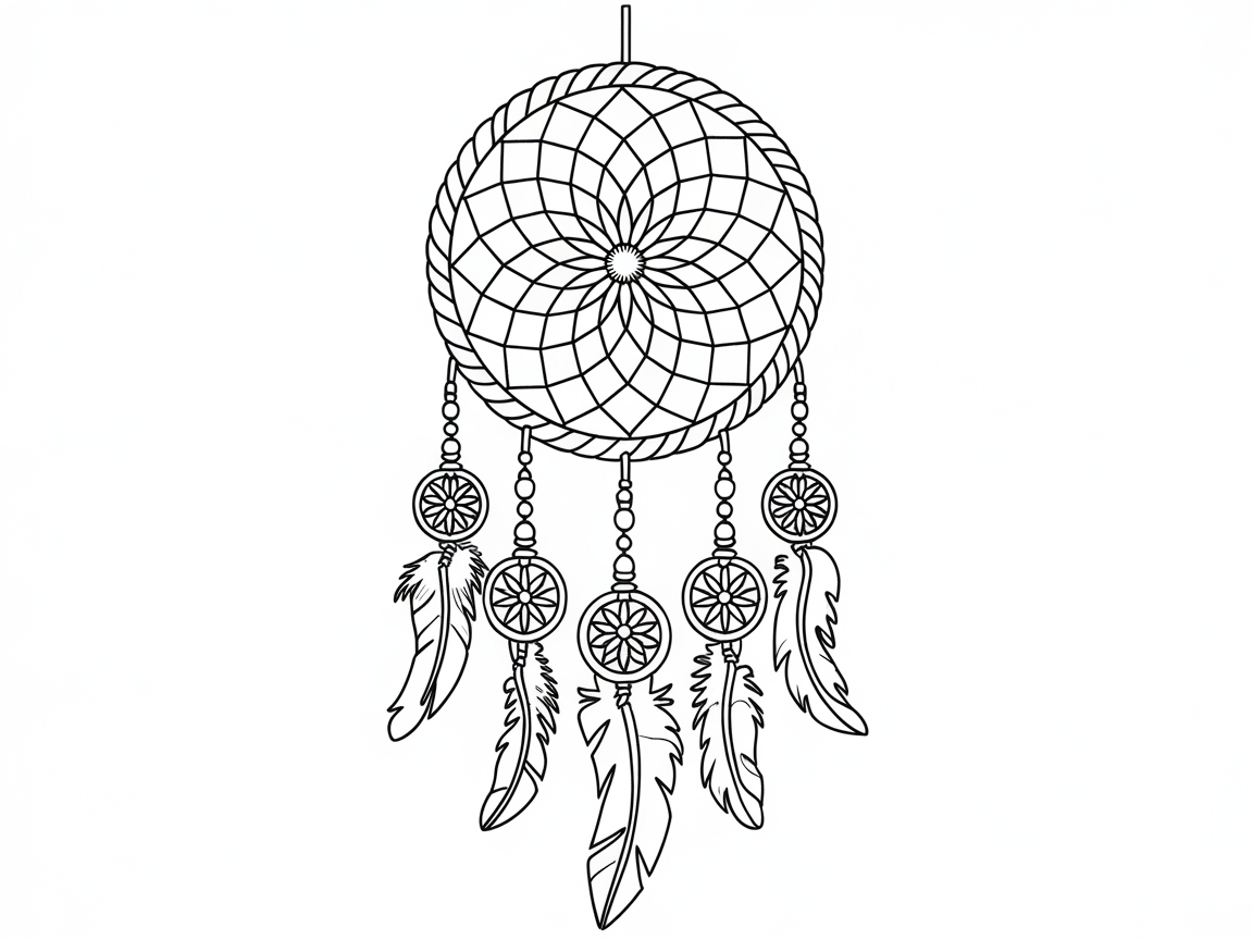 Weave Your Dreams with This Intricate Dreamcatcher Design